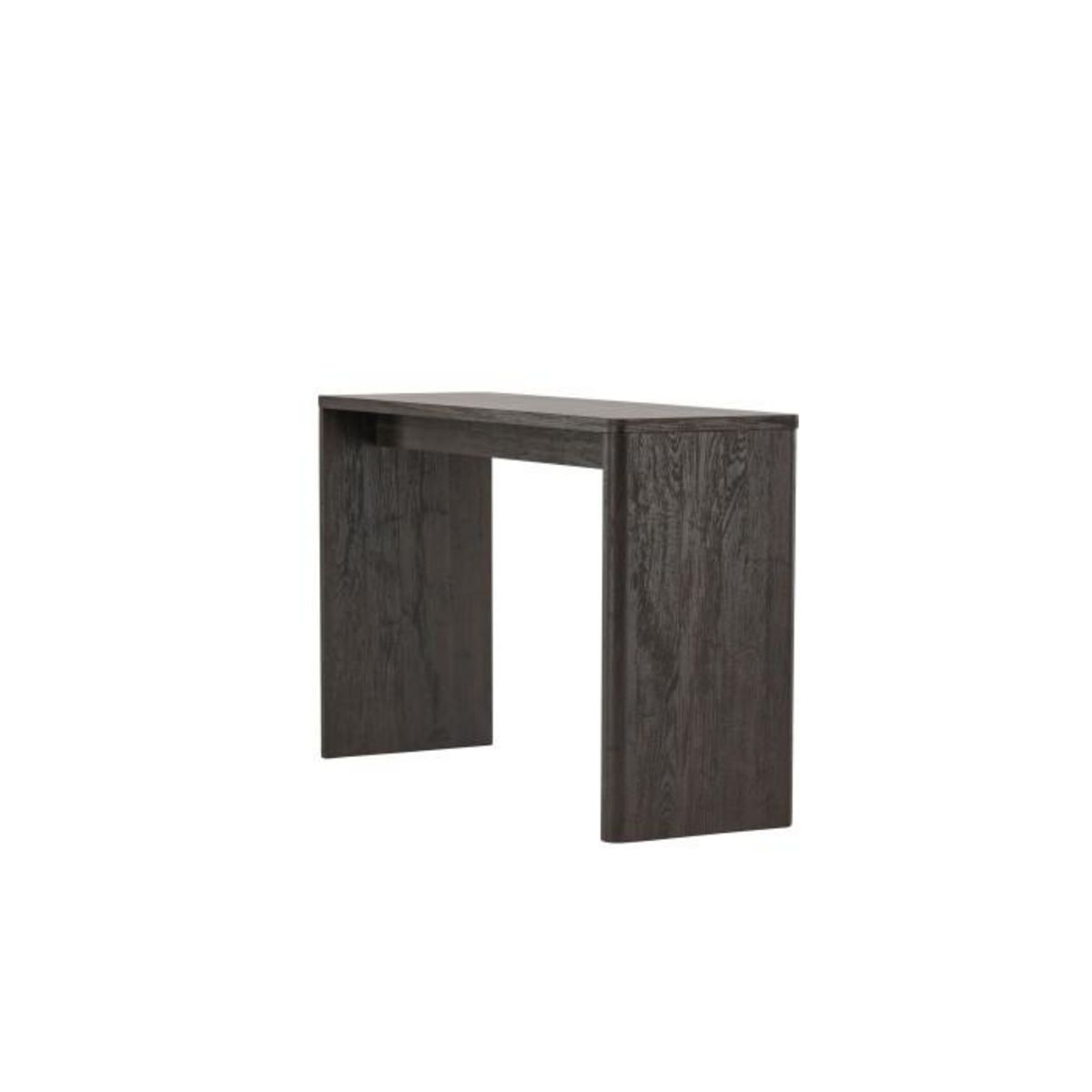 Paris Prix Console Design  Leknes  120cm Marron Foncé