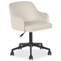 Voir la diapositive 1 : IDIMEX Chaise de bureau OLIVER en velours