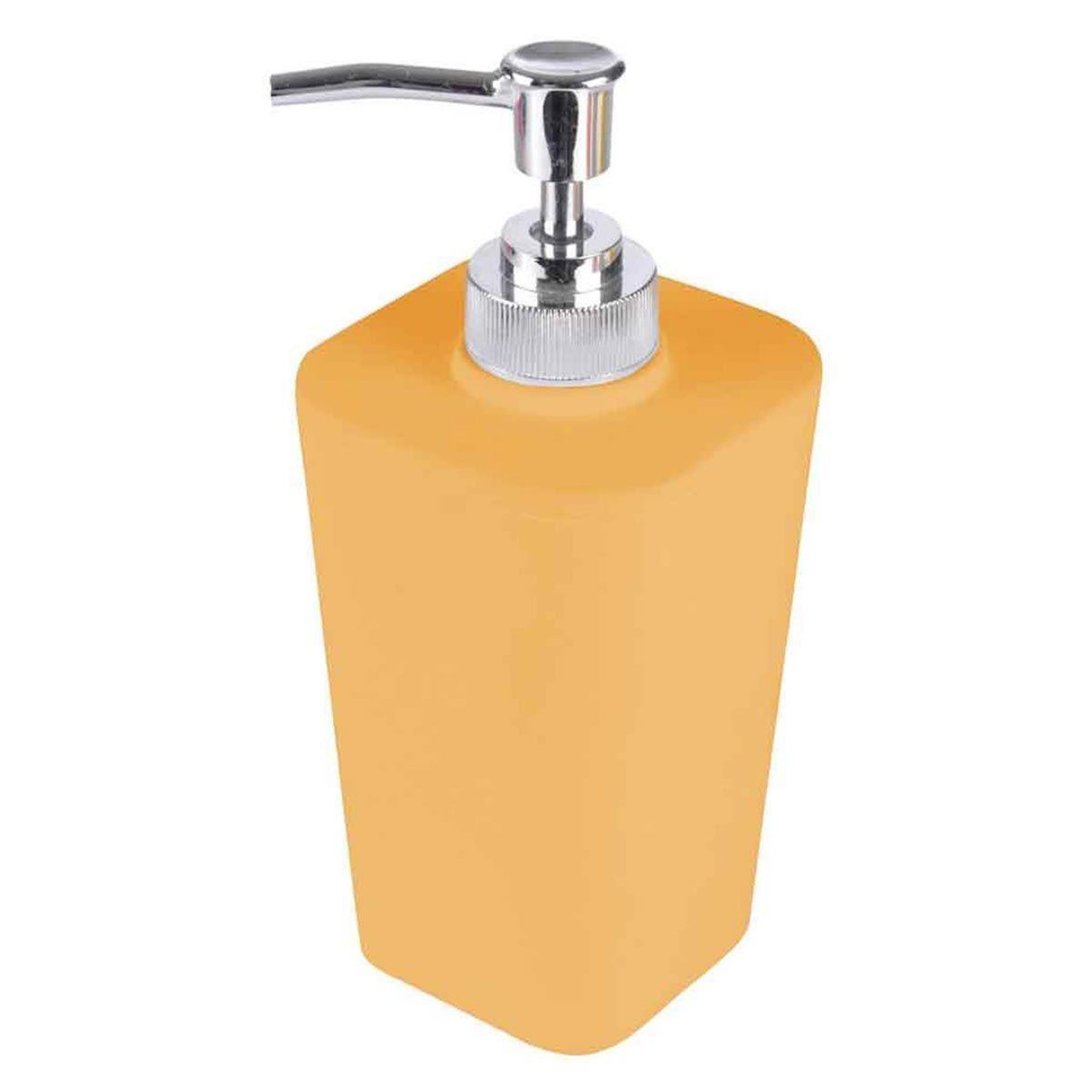 Douceur d'Intérieur Distributeur de savon soft touch  vitamine  18cm ocre