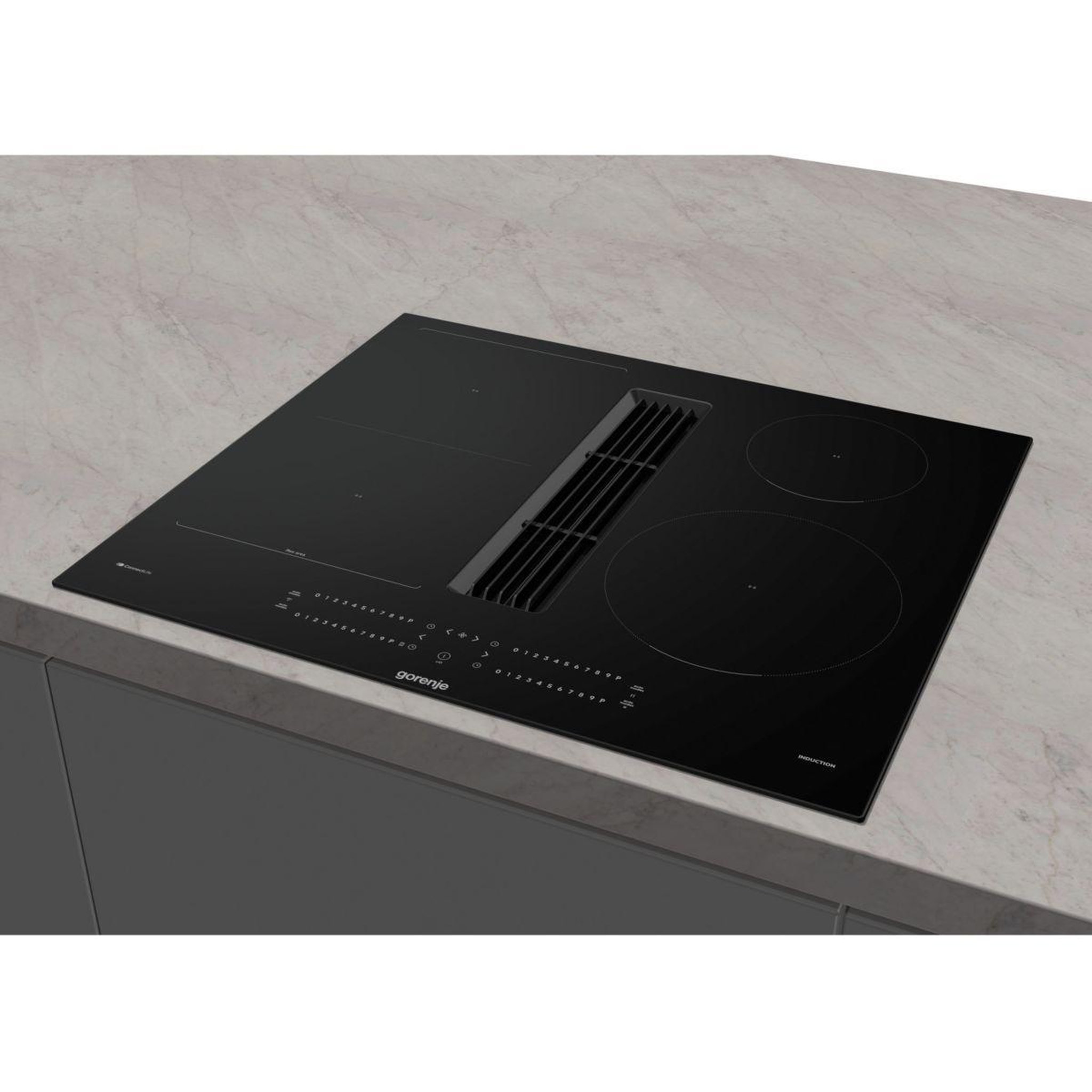 Voir la diapositive 3 : GORENJE Plaque induction aspirante geh6432bscwf