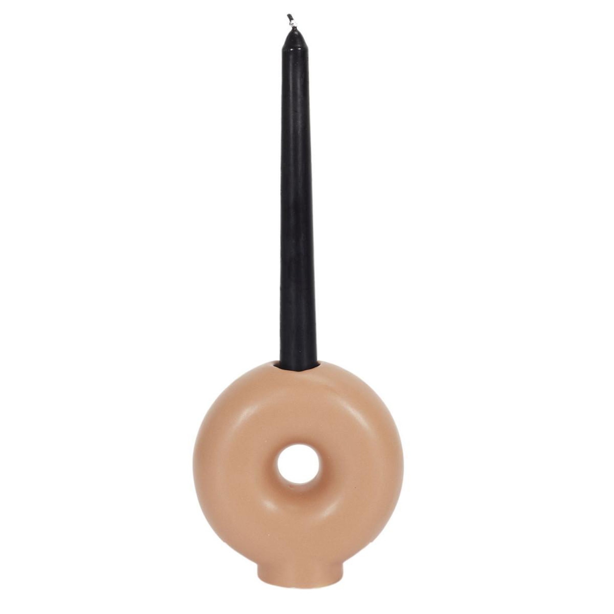 The Home Deco Factory Bougeoir rond déco  trenton  10cm terracotta