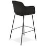 Voir la diapositive 4 : Paris Prix Tabouret de Bar Design  Largesa  107cm Noir
