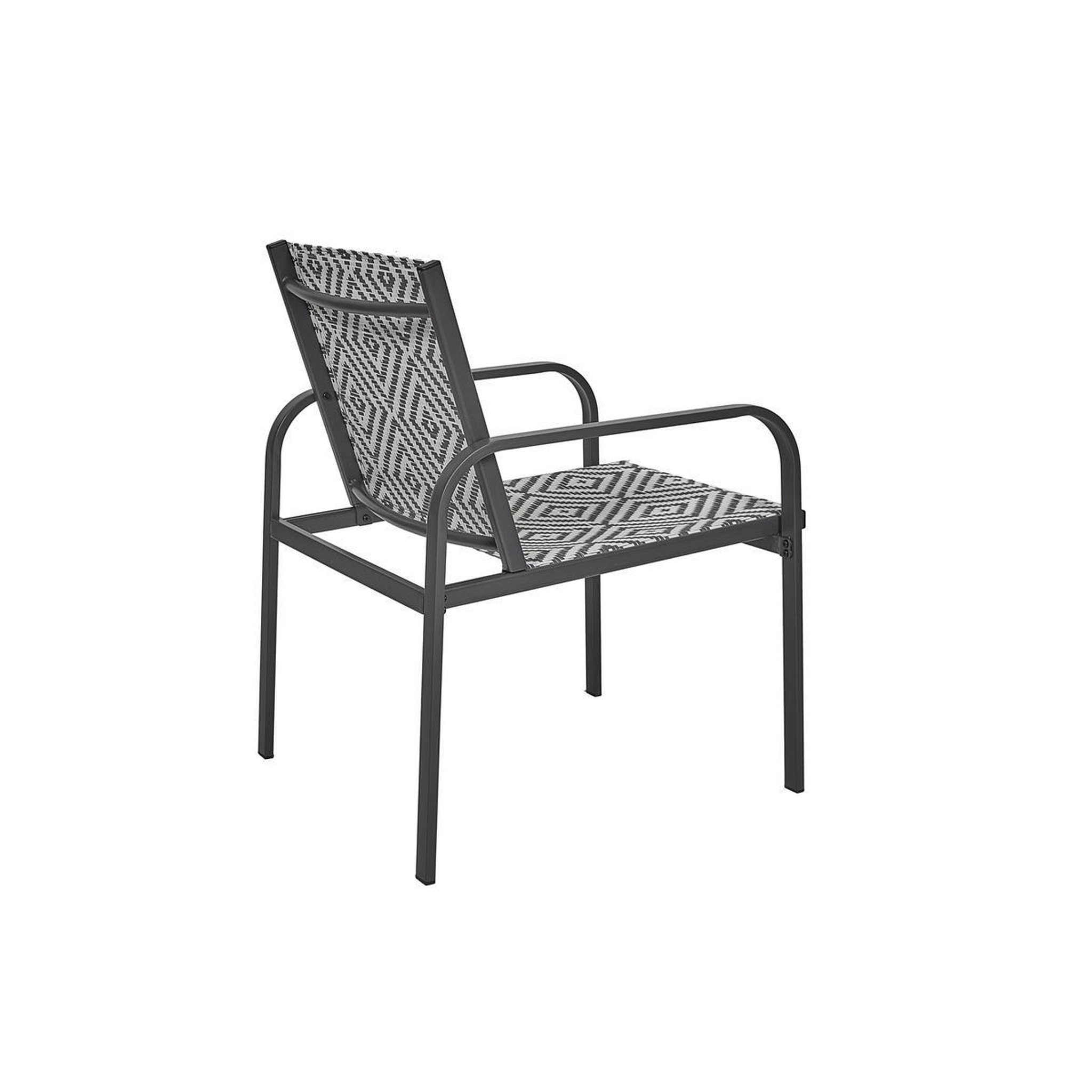 Voir la diapositive 5 : The Home Deco Factory Salon de jardin 2 places  mexico  83cm gris