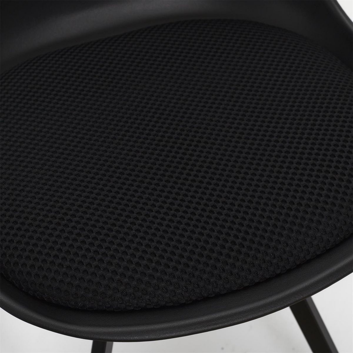 TOILINUX Lot de 4 chaises avec coussin ATOME