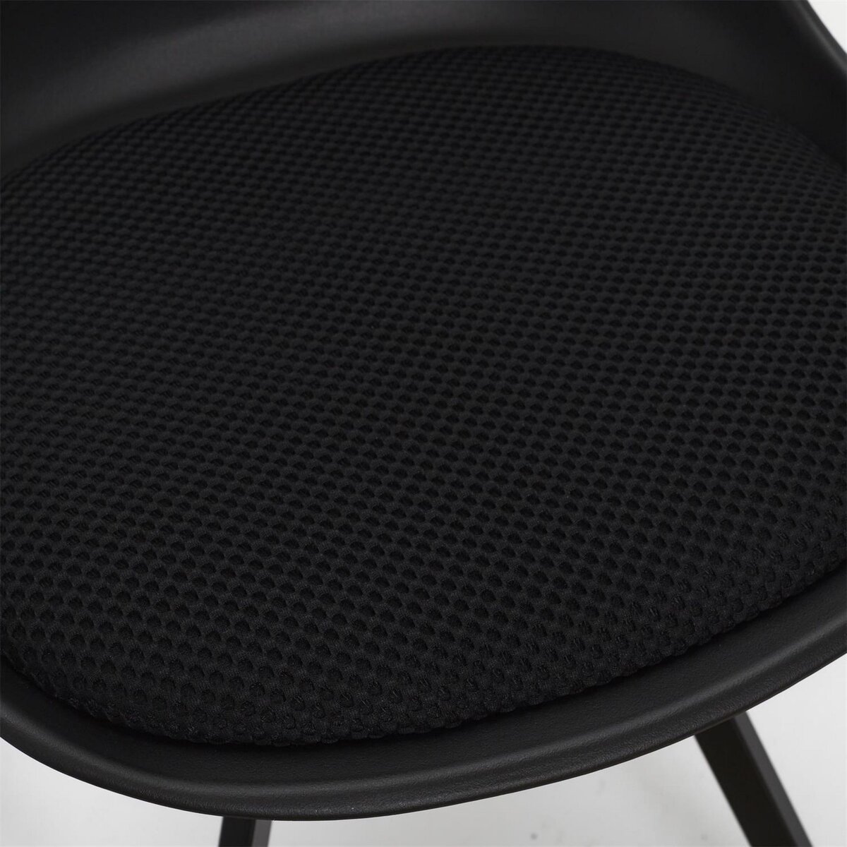 TOILINUX Lot de 4 chaises avec coussin ATOME