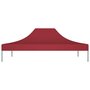 Voir la diapositive 3 : VIDAXL Toit de tente de reception 4x3 m Bordeaux 270 g/m^2