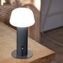 Voir la diapositive 5 : Lumisky Lampe de table MALO Noir Aluminium H21 cm