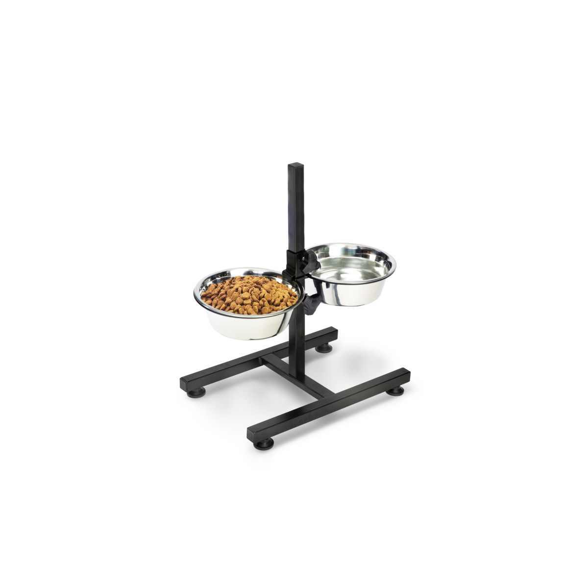 Idomya E. Double gamelle pour chiens diam 21 cm hauteur ajustable