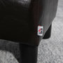 Voir la diapositive 6 : HOMCOM Pouf repose-pied charge max. 100 Kg dim. 40L x 30l x 24H cm synthétique chocolat