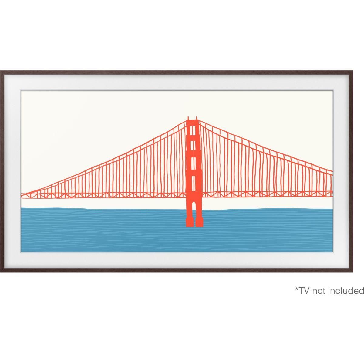 Samsung Cadre The Frame 75'' Noyer