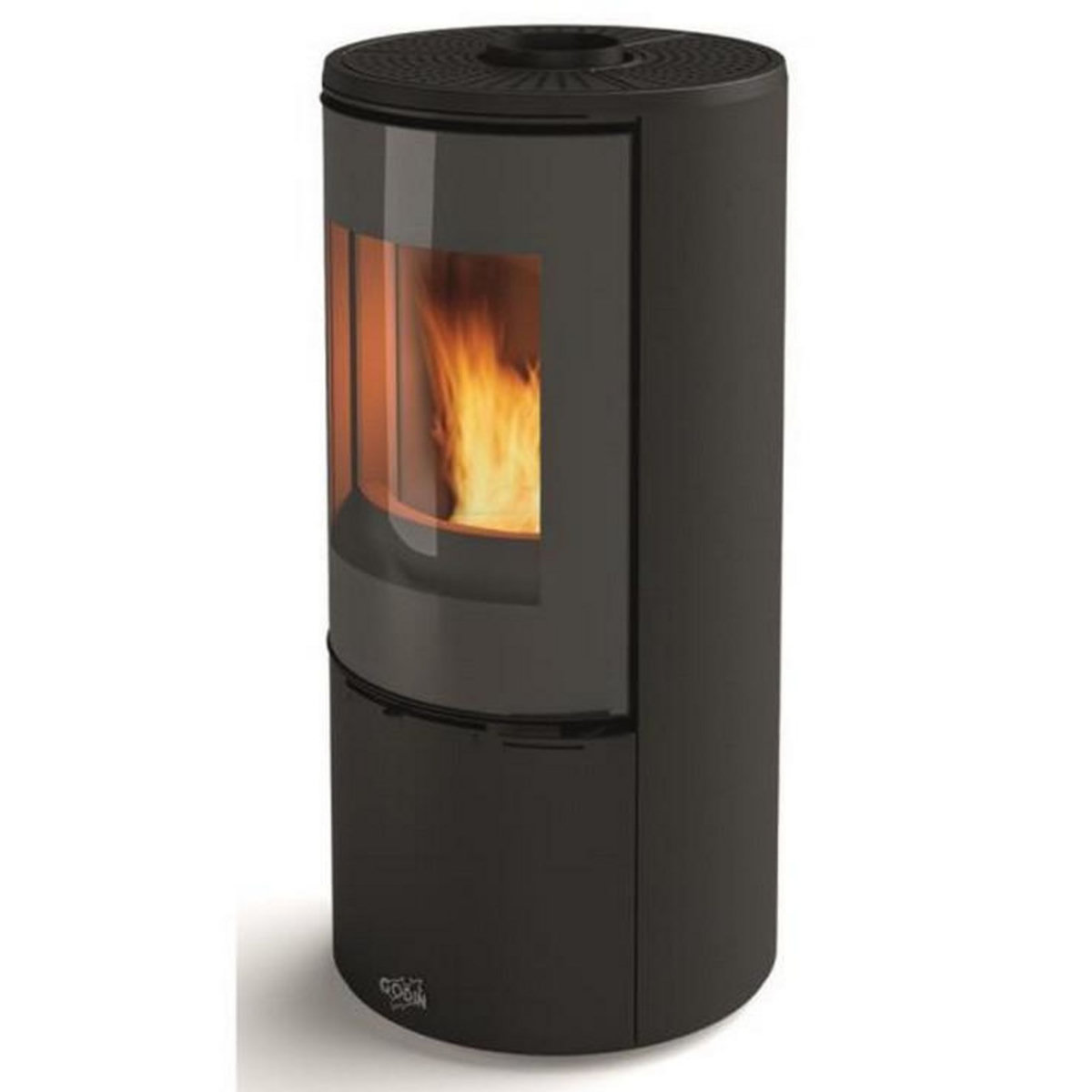 Godin Poêle à bois fonte 8kw noir - 400220noir