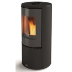 Godin Poêle à bois fonte 8kw noir - 400220noir