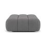 Voir la diapositive 2 : LISA DESIGN Ruby - pouf en velours texturé