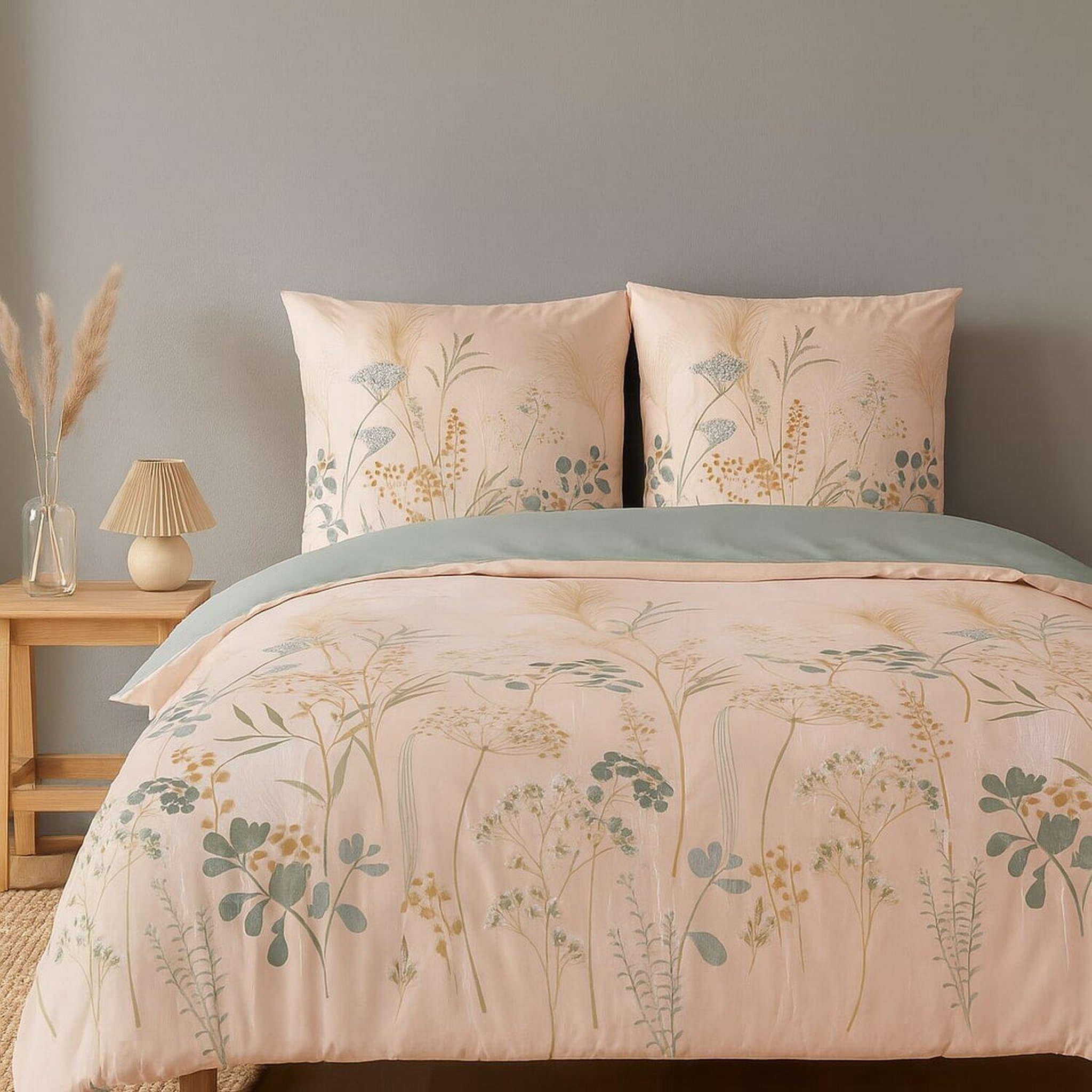 Home collection Parure de couette 3pcs 240x220cm better coton helia