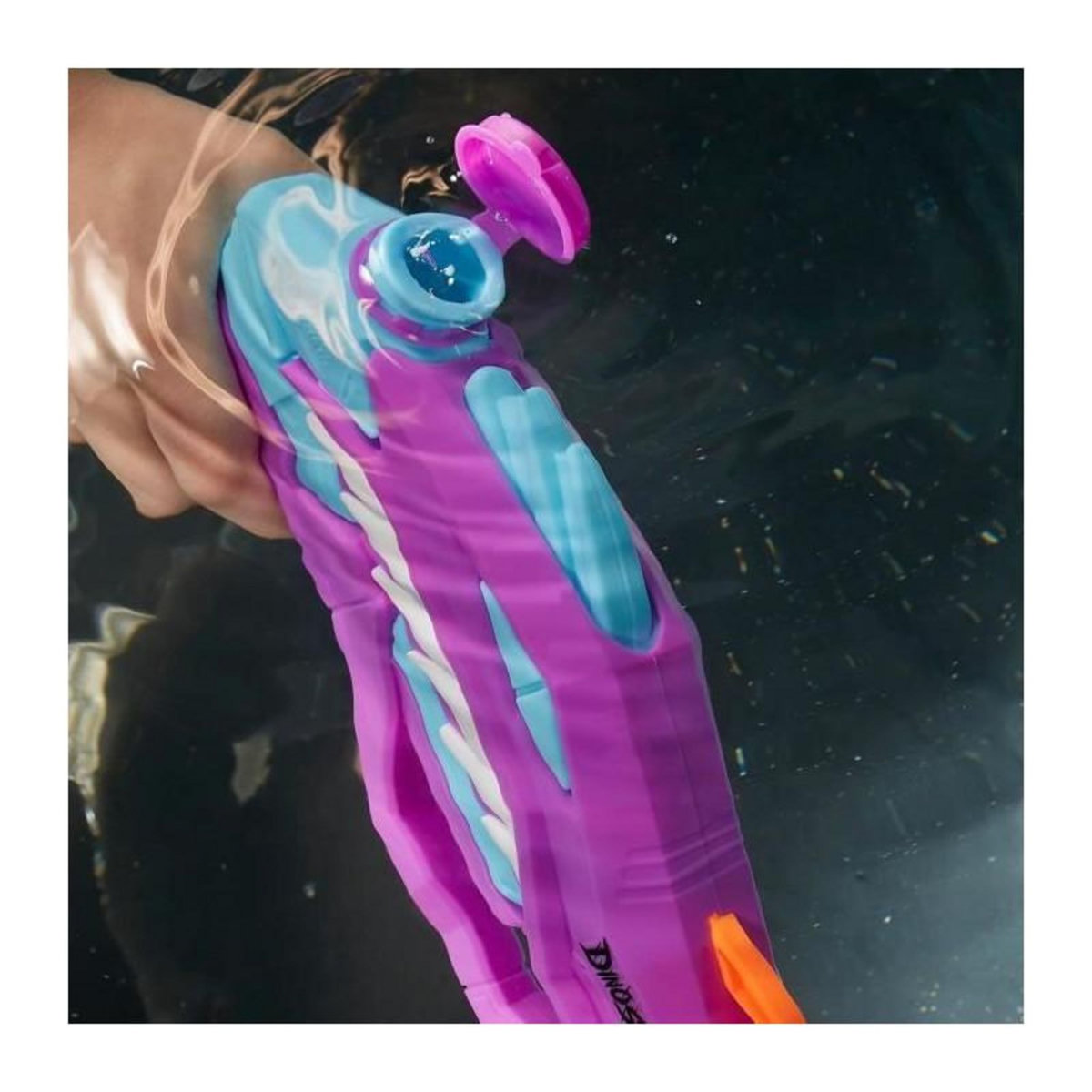 Nerf Nerf Dual Pack DinoSquad Raptor-Surge, 2 blasters a eau Super Soaker, design de dinosaure, jeux d'eau, des 6 ans