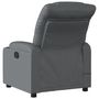 Voir la diapositive 5 : VIDAXL Fauteuil de massage inclinable electrique gris similicuir