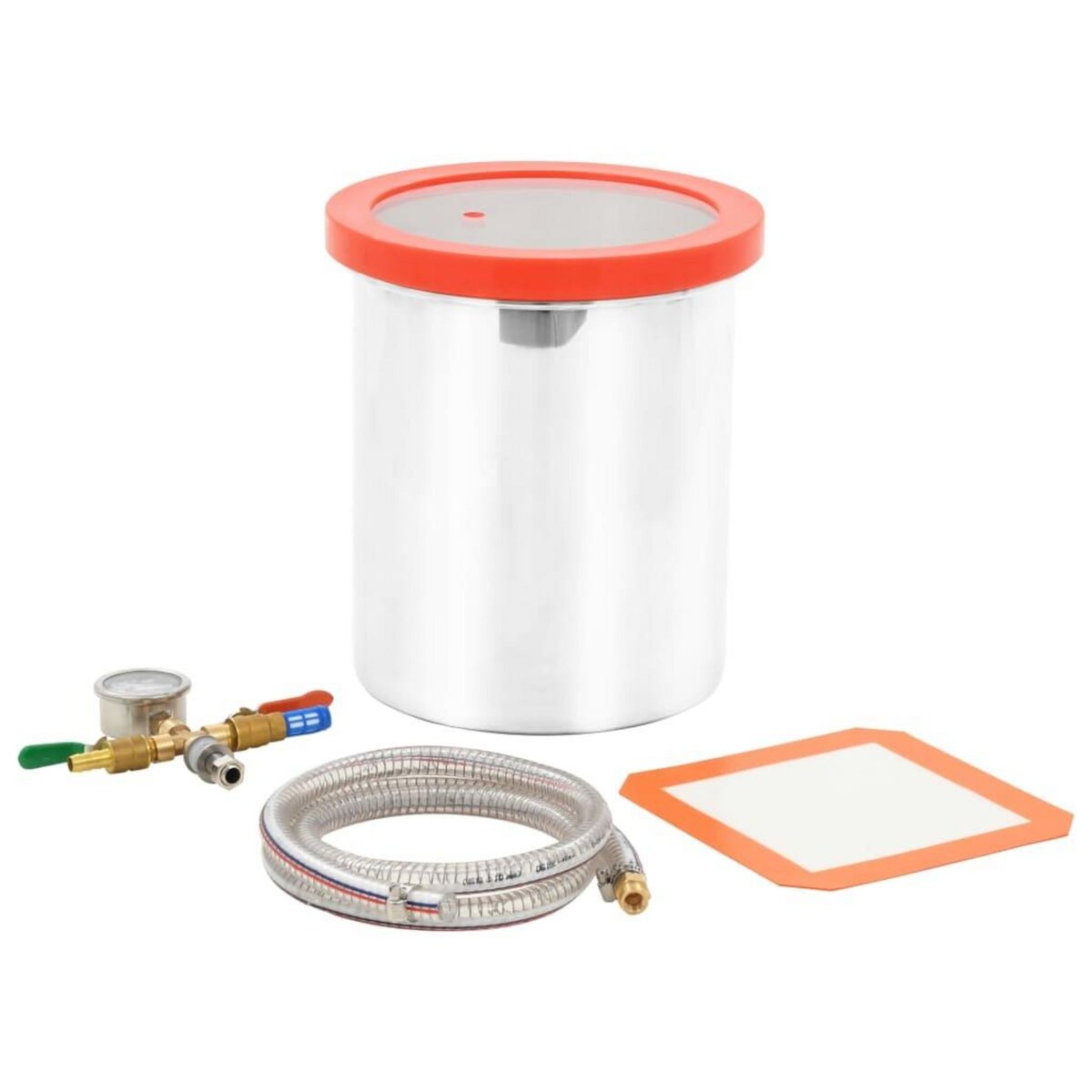 VIDAXL Chambre sous vide Acier inoxydable 11,42 L
