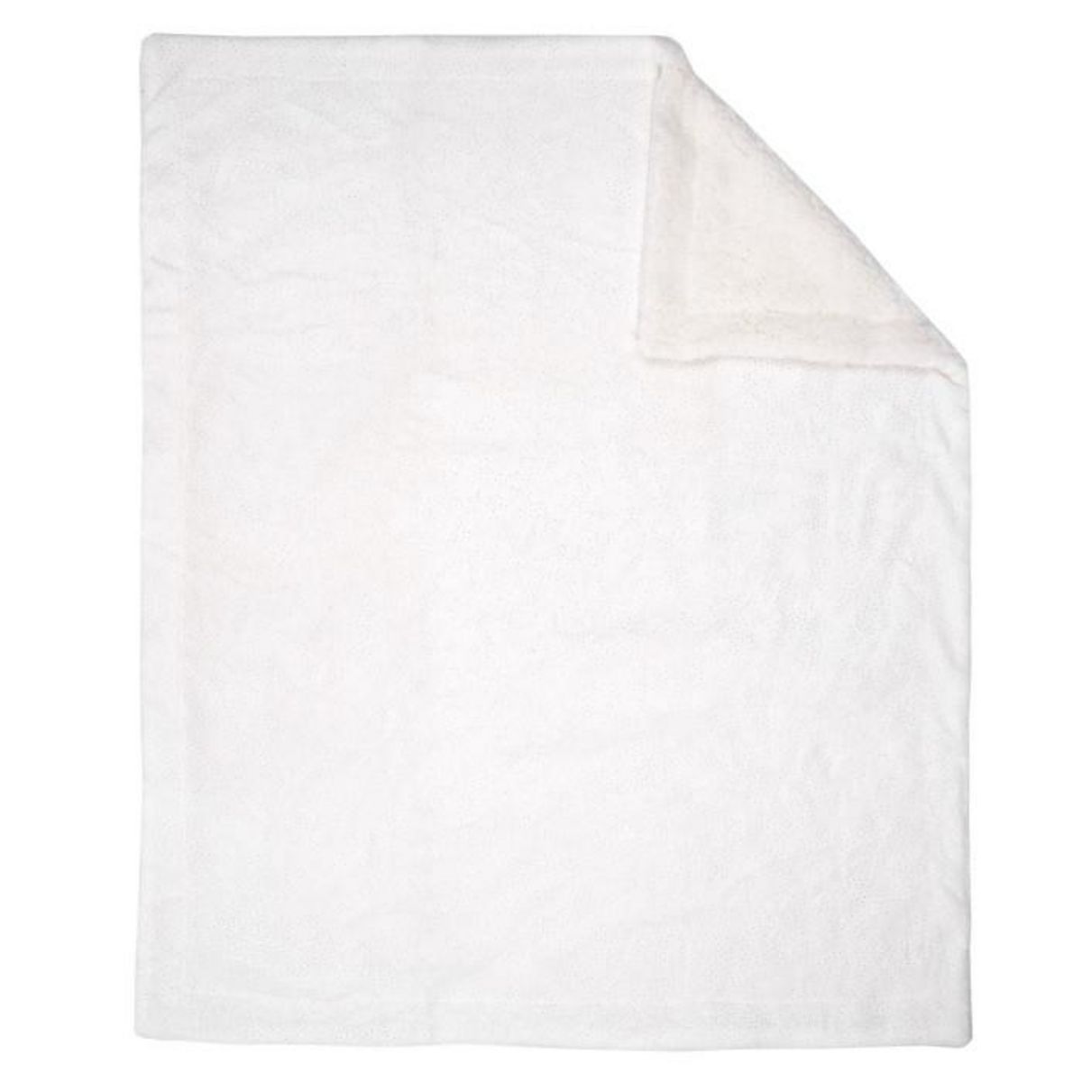 Paris Prix Peluche & Plaid Bébé  Licorne  75x100cm Blanc