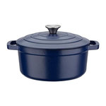 GSW GSW - Blue Magic - Marmite - Ø 24 cm - Fonte d'acier - Bleu - Tous feux dont induction