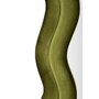 Voir la diapositive 3 : Paris Prix Miroir Mural en Velours  Wavy  160cm Vert