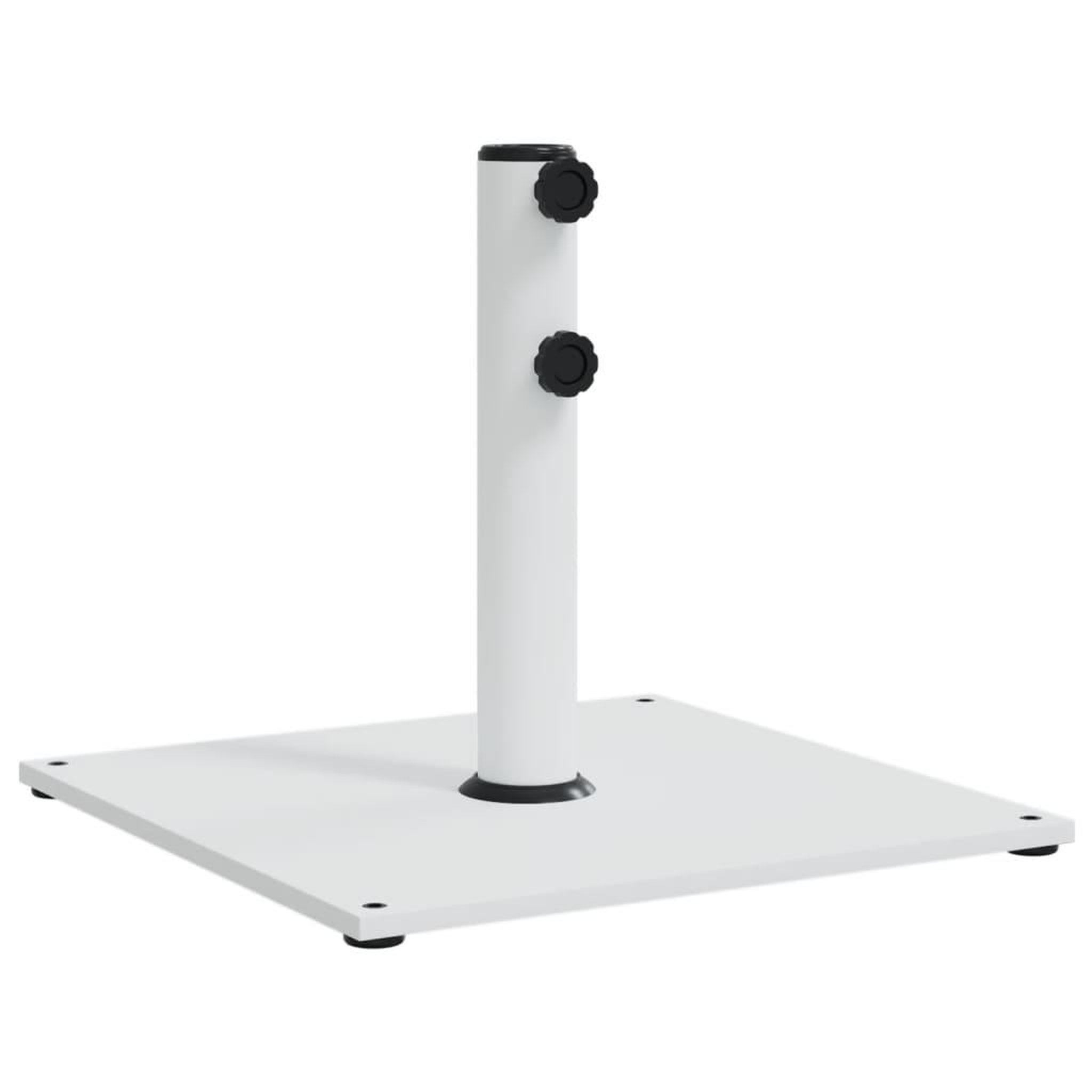 Voir la diapositive 2 : VIDAXL Base de parasol pour mats Ø32/38/48 mm 17 kg carre