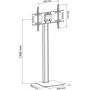Voir la diapositive 2 : ADEQWAT Pied TV Stand TV 32-85''