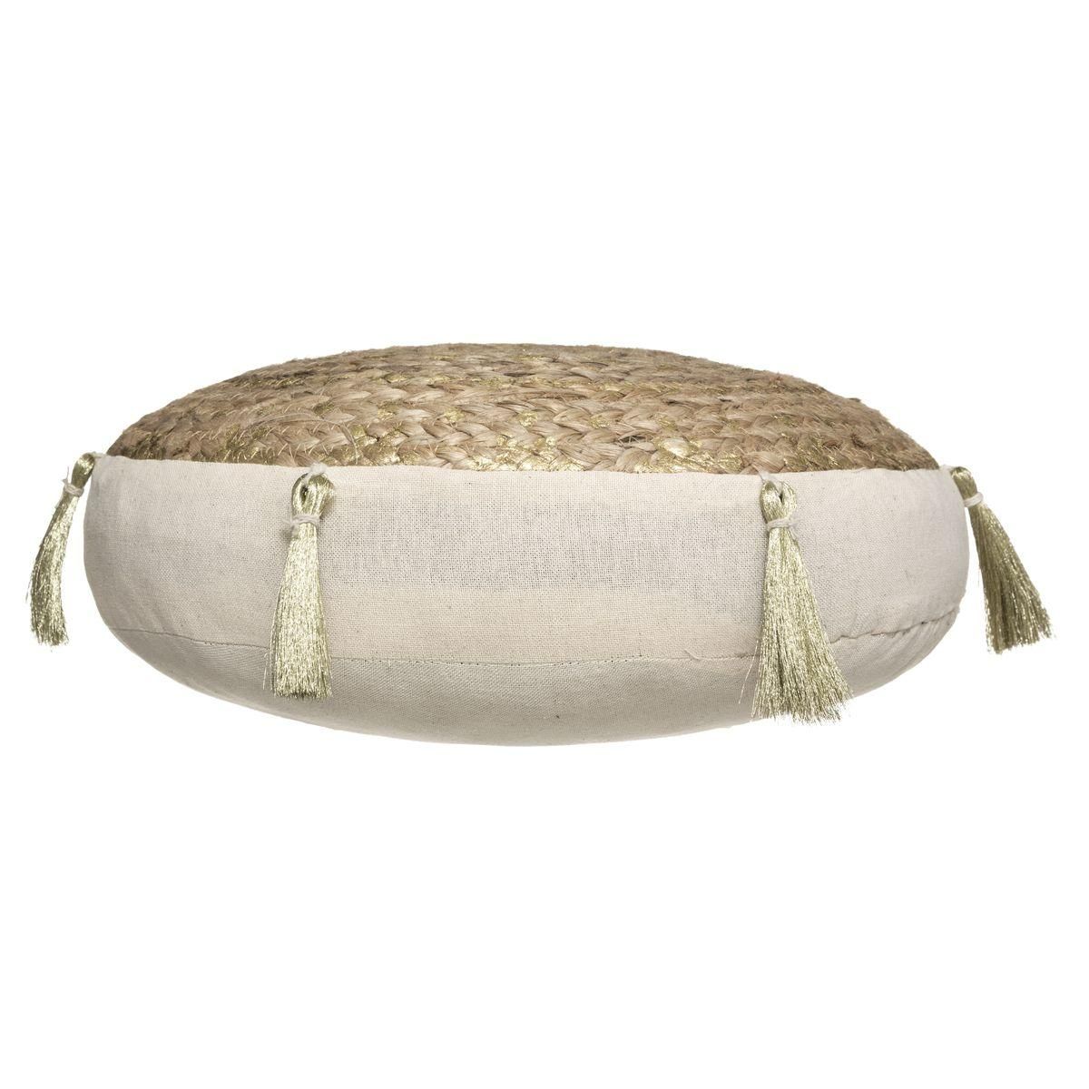 Coussin de sol en jute SHINE