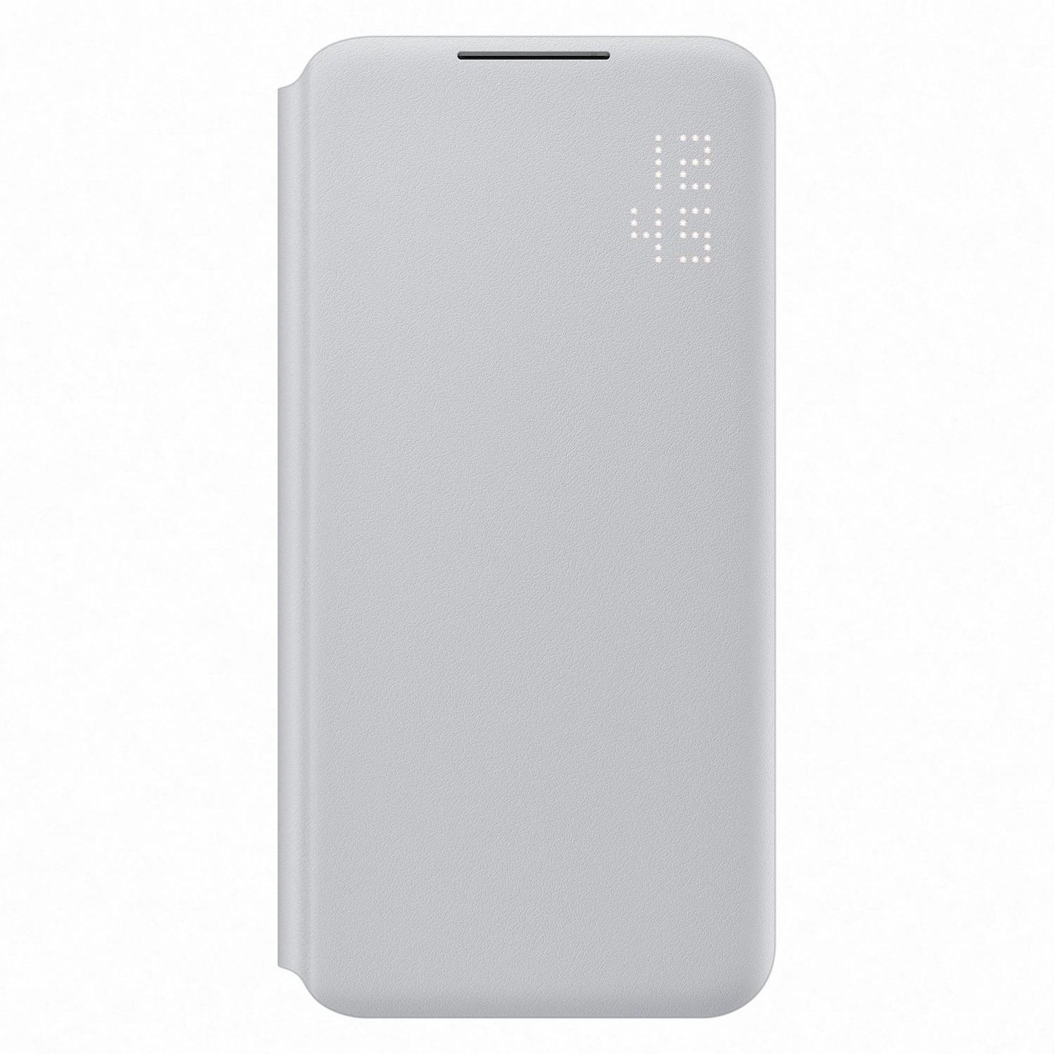 Voir la diapositive 2 : Samsung Etui Folio Smart LED View pour Samsung Galaxy S22+ Gris clair