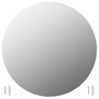 Voir la diapositive 2 : VIDAXL Miroir mural 60 cm Rond Verre