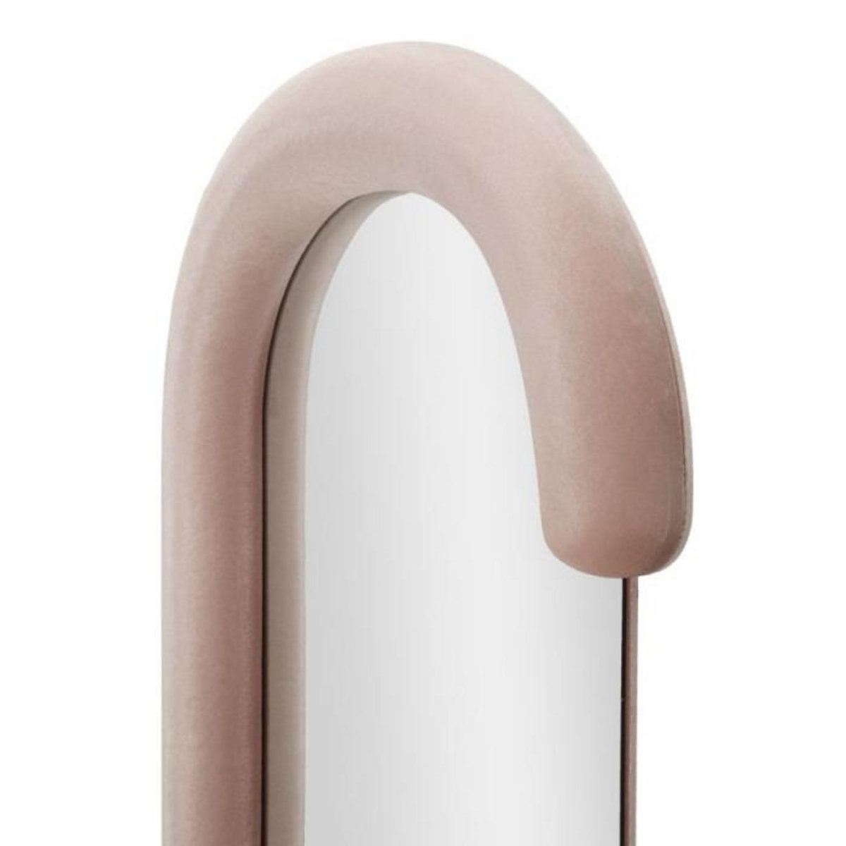 Paris Prix Miroir Mural en Velours  Chantal  160cm Rose