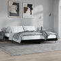 Voir la diapositive 4 : VIDAXL Cadre de lit sans matelas noir 160x200 cm bois d'ingenierie
