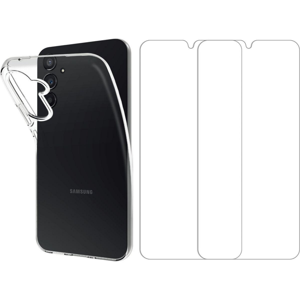 ESSENTIEL B Pack Samsung A34 5G + verre trempé X2