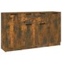 Voir la diapositive 2 : VIDAXL Buffets 3 pcs Chene fume Bois d'ingenierie
