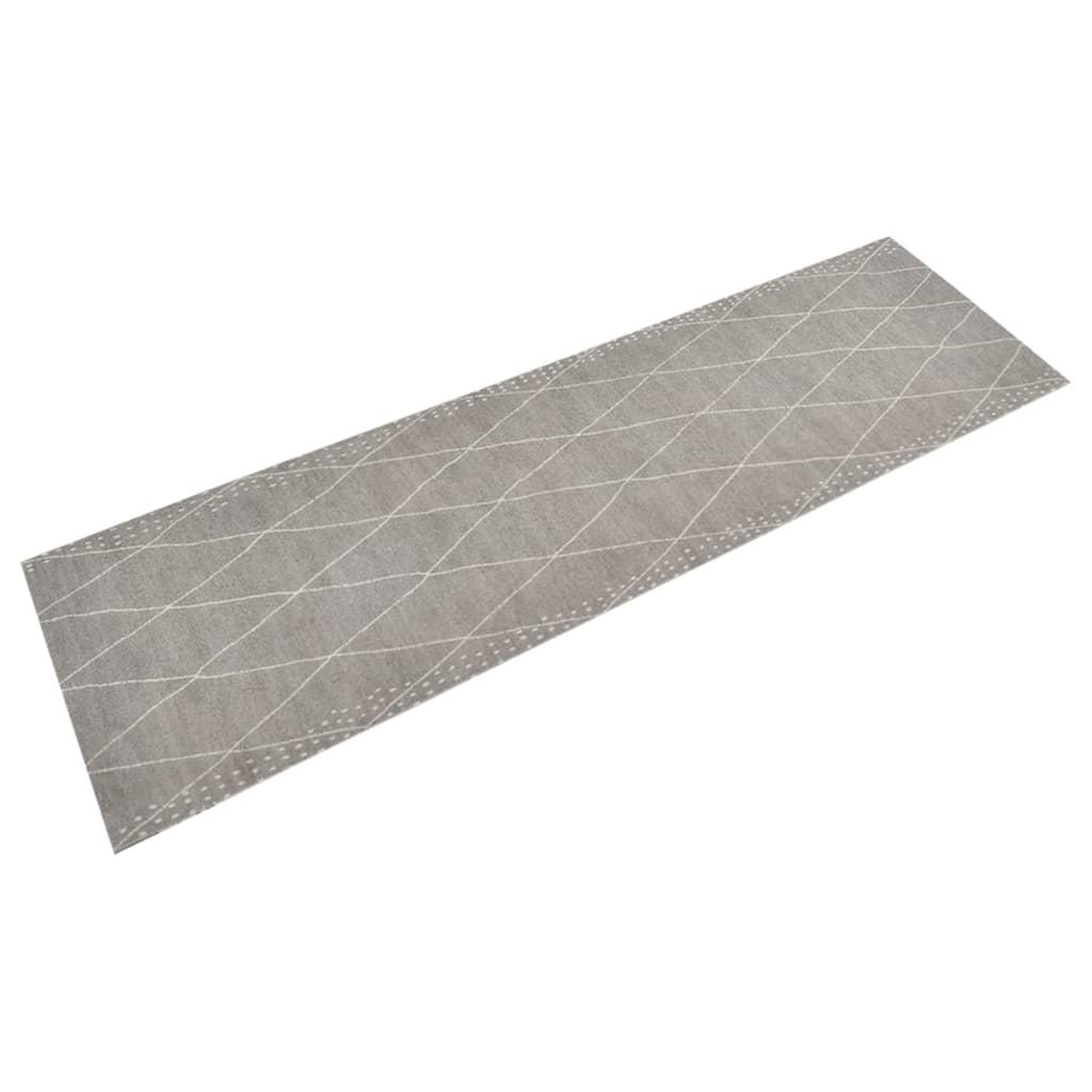 Voir la diapositive 1 : VIDAXL Tapis de cuisine lavable impression losange 45x150 cm velours
