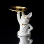 Voir la diapositive 6 : Paris Prix Statuette & Vide-Poche  Bulldog II  21cm Blanc