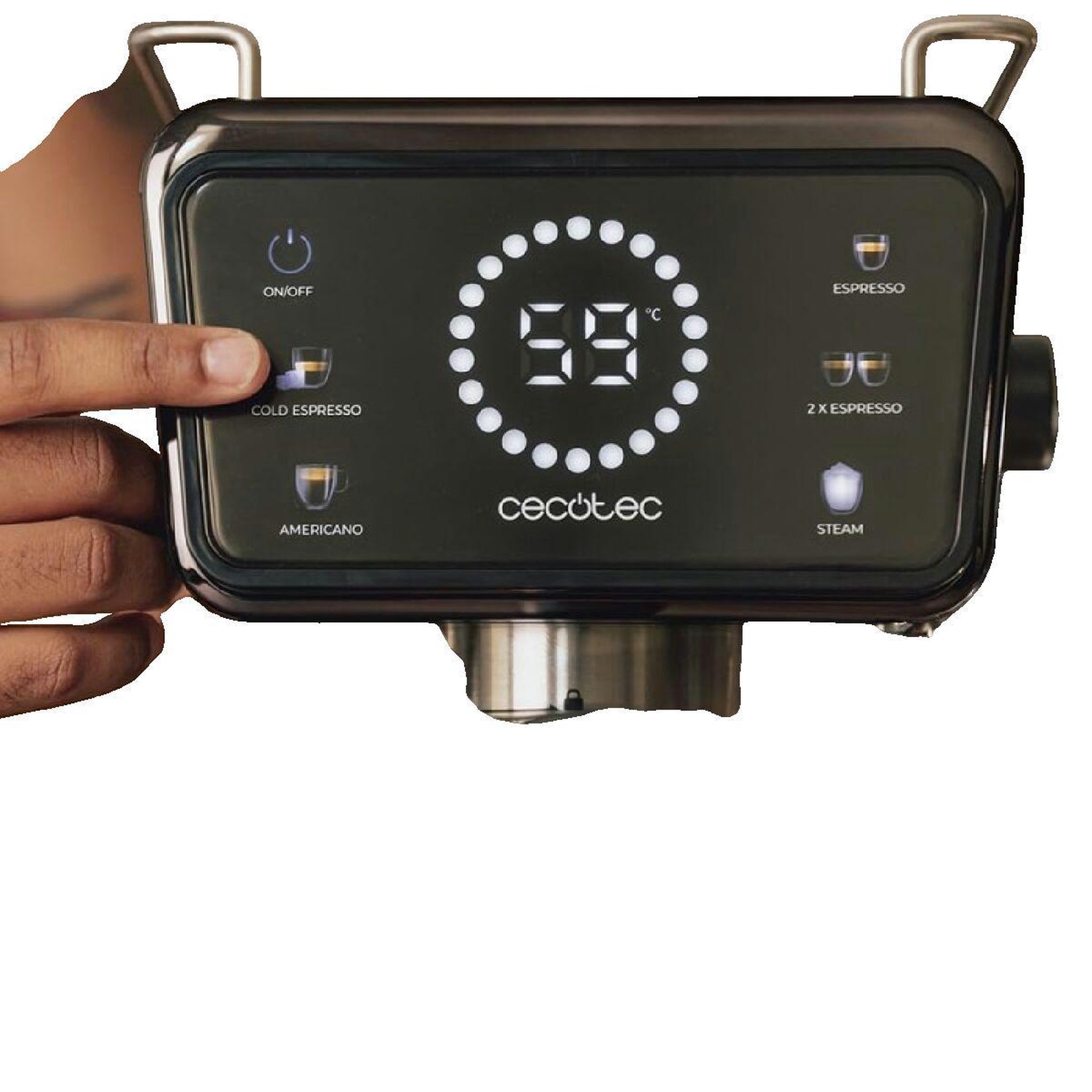 Voir la diapositive 3 : CECOTEC Cafetière Cecotec Power Espresso Touch ColdBrew
