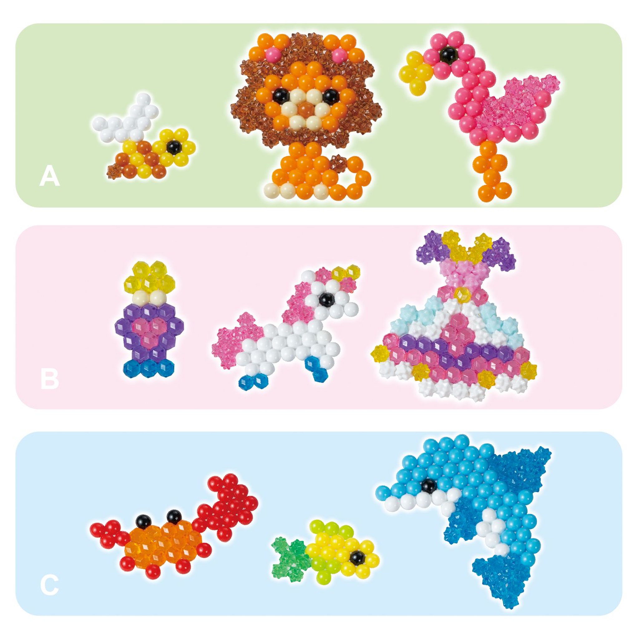 Voir la diapositive 3 : Epoch d'Enfance Aquabeads Les sachets prêts à jouer 