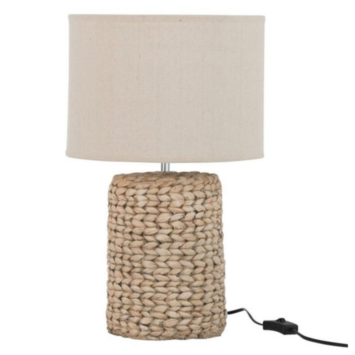 Paris Prix Lampe à Poser Déco Ciment  Tressée  48cm Naturel