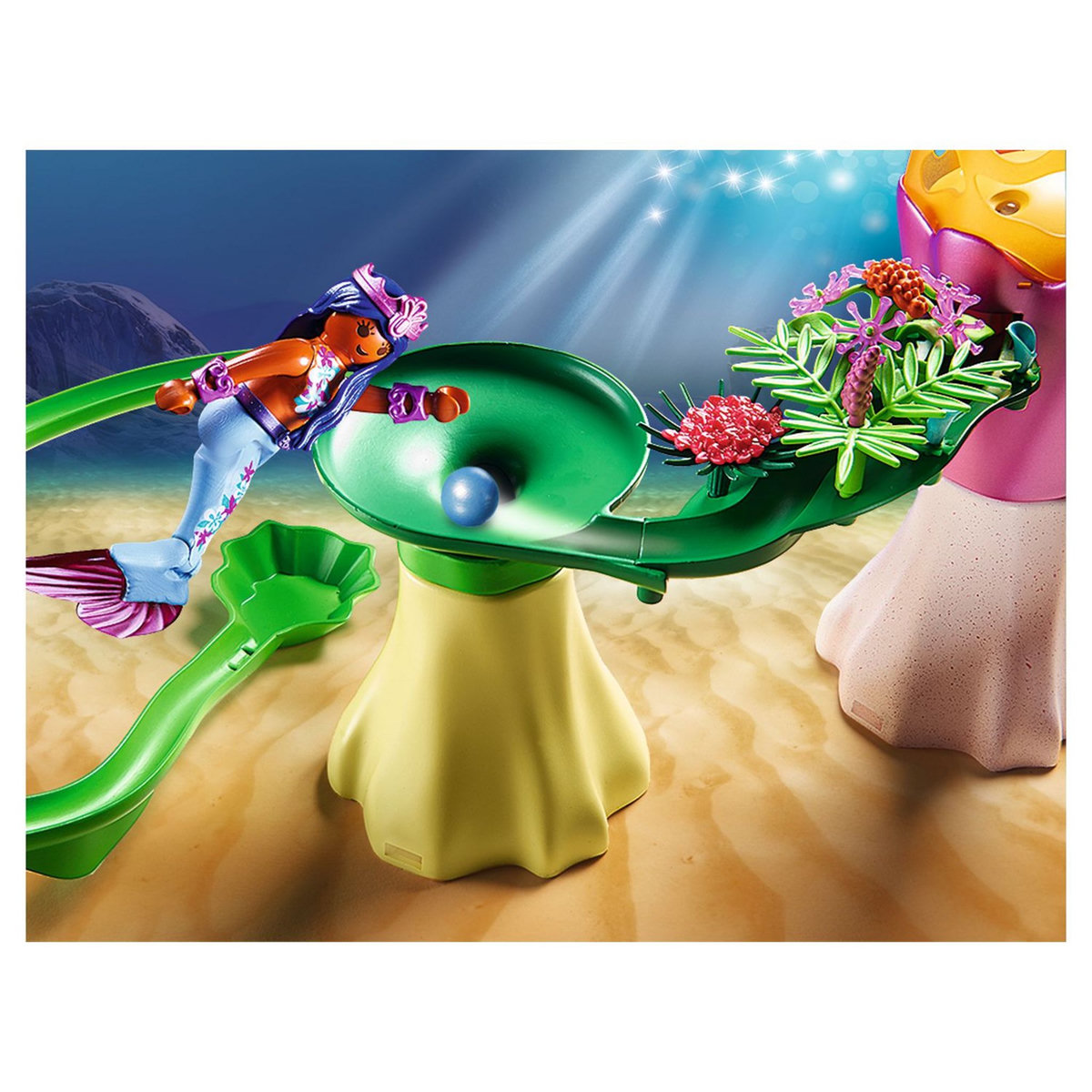 PLAYMOBIL 70094 - Magic - Pavillon de corail avec dôme lumineux 