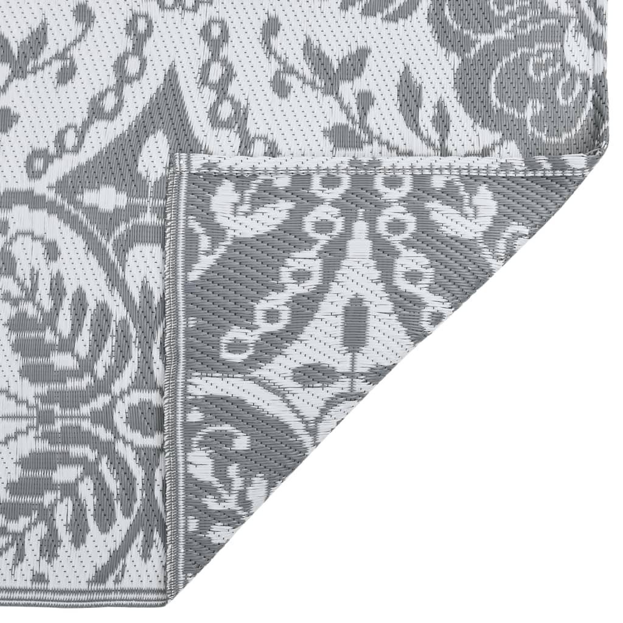 Voir la diapositive 3 : VIDAXL Tapis d'exterieur ARAKIL Gris clair 120x180 cm PP