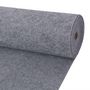 Voir la diapositive 1 : VIDAXL Tapis strie pour exposition 1,2x15 m Gris