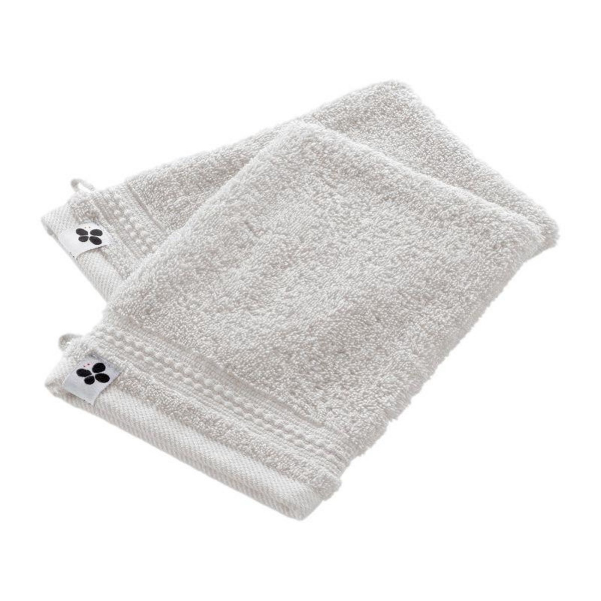 L EFFET PAPILLON Lot de 2 gants de toilette  Garance  15 x 21 cm / 100% Coton Bio / 600 gr/m² l'Effet Papillon -  - Lot de 2 Gants de toilette 15 x 21 cm