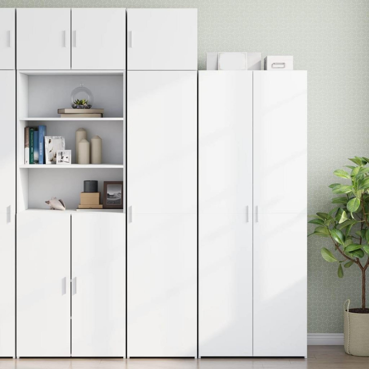 VIDAXL Armoire murale blanc 45x42,5x40 cm bois d'ingenierie