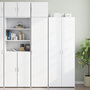 Voir la diapositive 3 : VIDAXL Armoire murale blanc 45x42,5x40 cm bois d'ingenierie