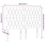 Voir la diapositive 6 : VIDAXL Tetes de lit 4 pcs Taupe 80x7x78/88 cm Tissu