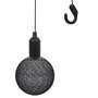 Voir la diapositive 2 : Paris Prix Lampe Suspension à Led  Boule  24cm Noir