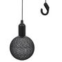 Voir la diapositive 2 : Paris Prix Lampe Suspension à Led  Boule  24cm Noir