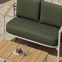 Voir la diapositive 5 : JARDIDECO Salon de jardin Dekoa en alu et pin - 4 places - Jardideco