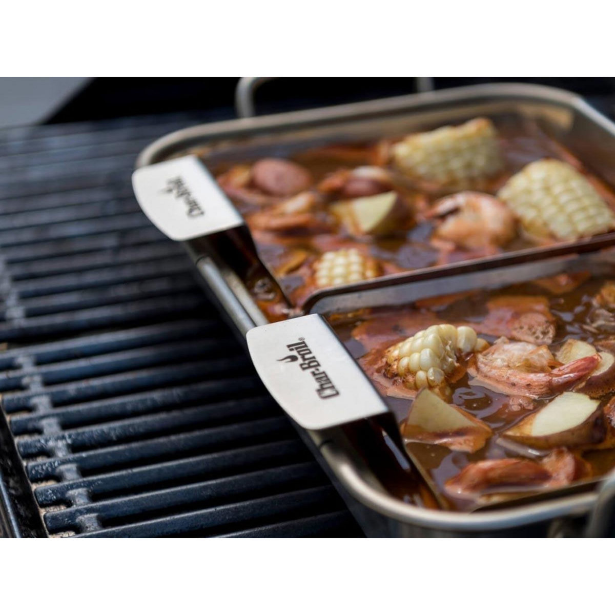 CHAR-BROIL Lot de 2 paniers en inox Grill+® - Char-Broil