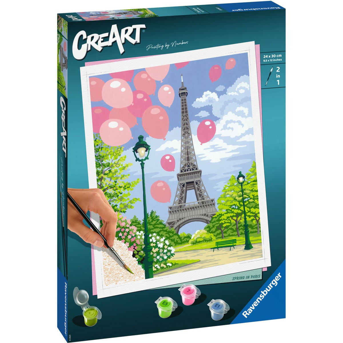 RAVENSBURGER Tableau Paris - 24x30 cm - CreArt